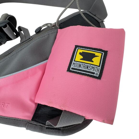 Mountainsmith Dart Camping & Hiking Waist Pack Pink with Water Bottle Holder - Picture 4 of 8